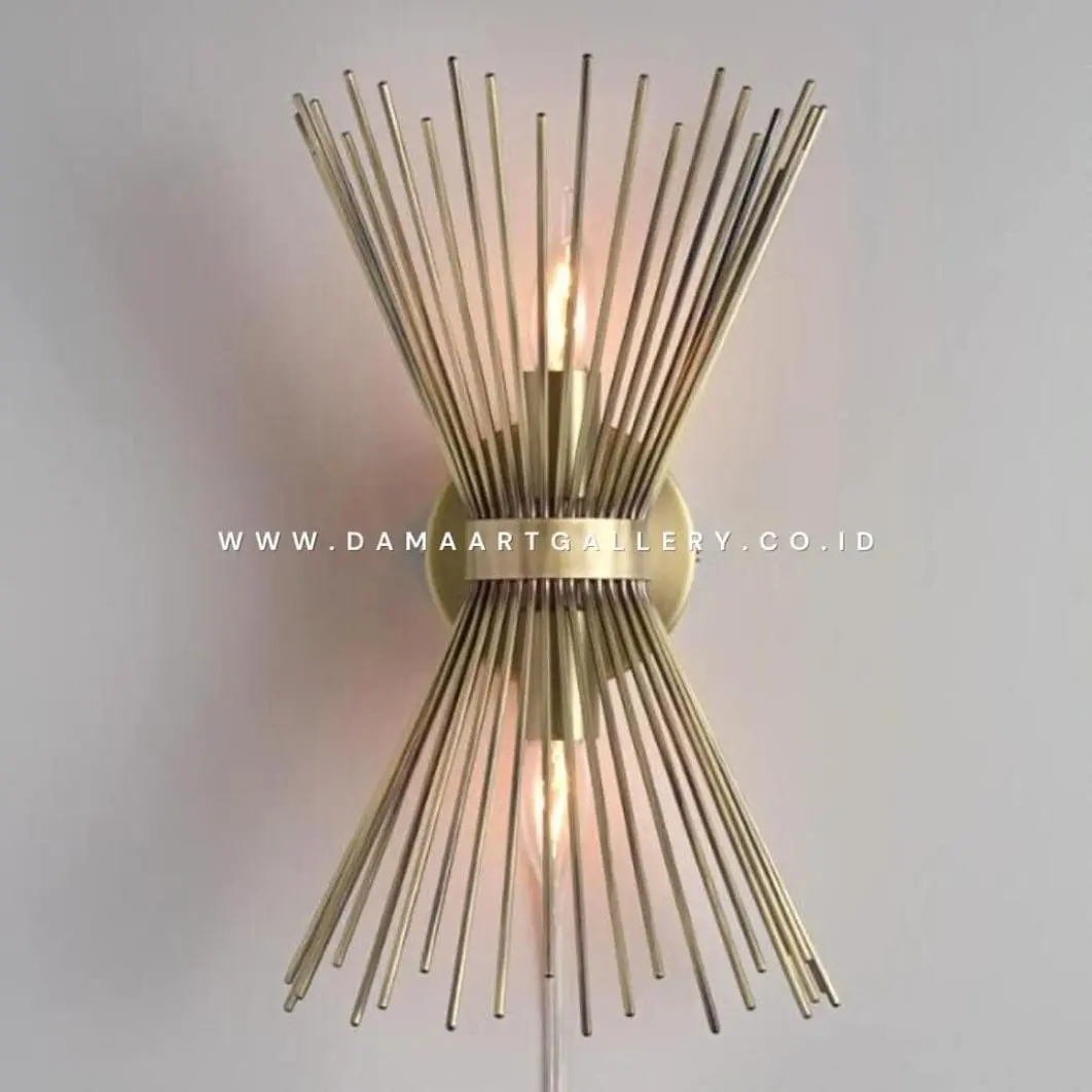 Lampu Dinding Minimalis Kuningan